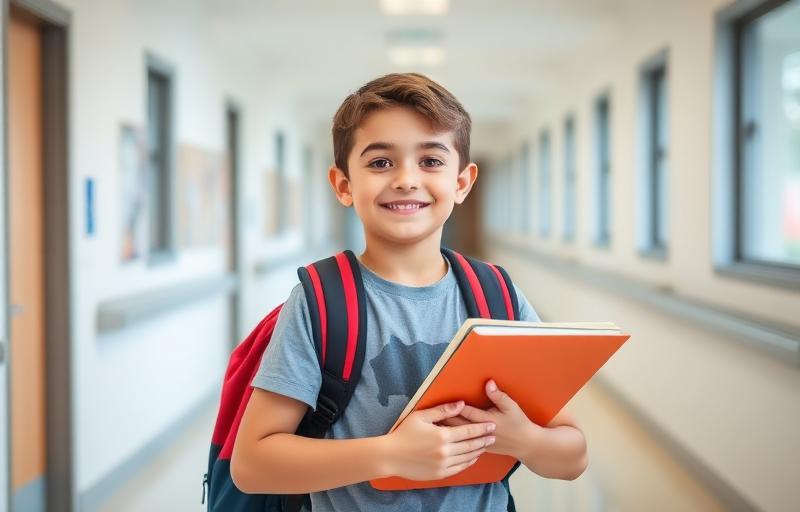 Estudantes em ambiente escolar